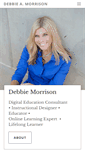 Mobile Screenshot of debbiemorrison.net